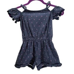 Pic Threads Girl's Cold Shoulder Romper Size S